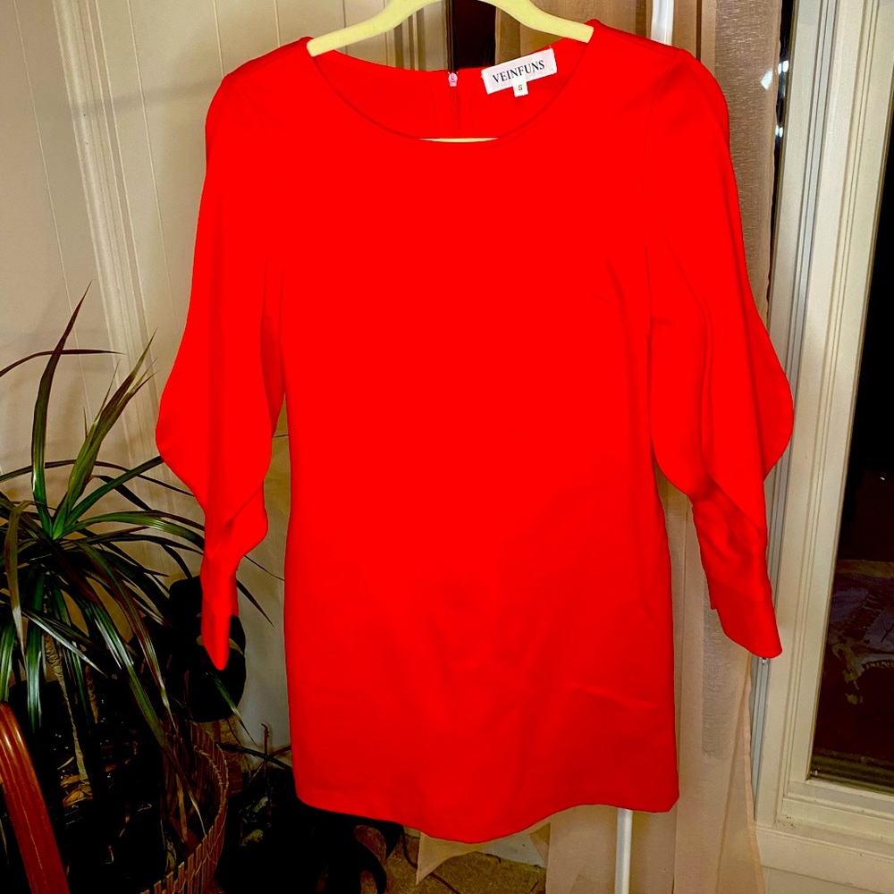 Vintage Red Mini Dress